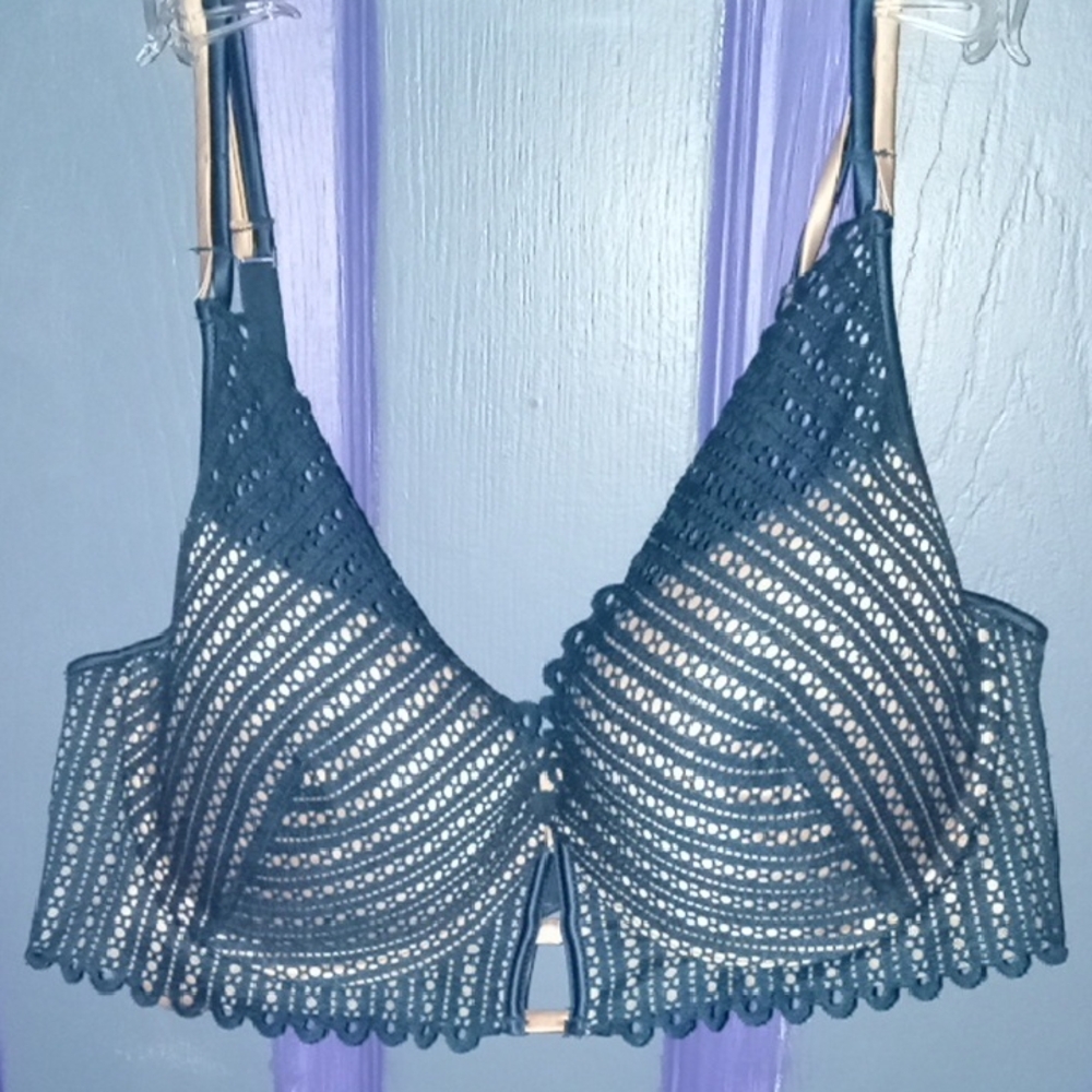 Lace Bralette in Teal